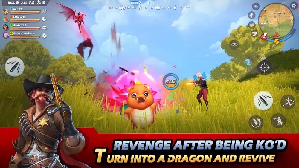 Capturas de tela do Ride Out Heroes