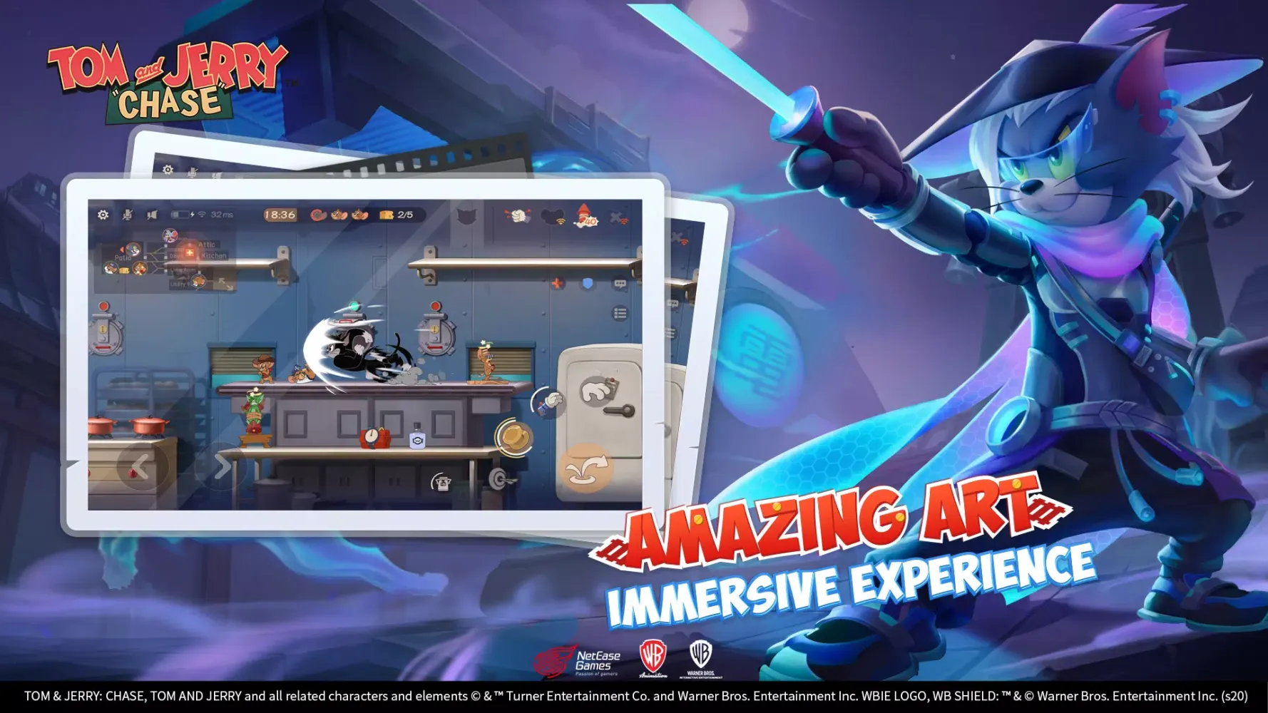 Screenshot di Tom and Jerry: Chase