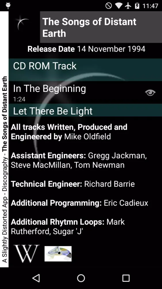 A Slightly Distorted App Screenshots