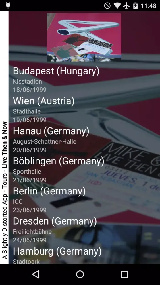 A Slightly Distorted App Screenshots