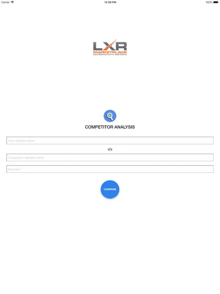 Capturas de pantalla de Competitor Analysis iPad 