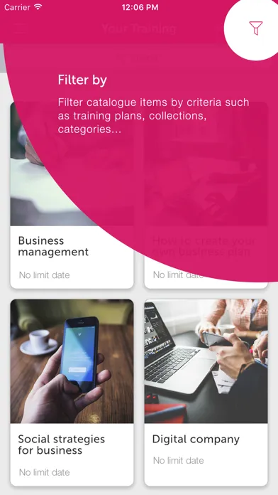 Zrzuty ekranu learningCloud