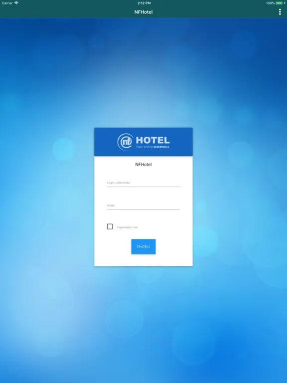 NFHotel iPad 应用截图