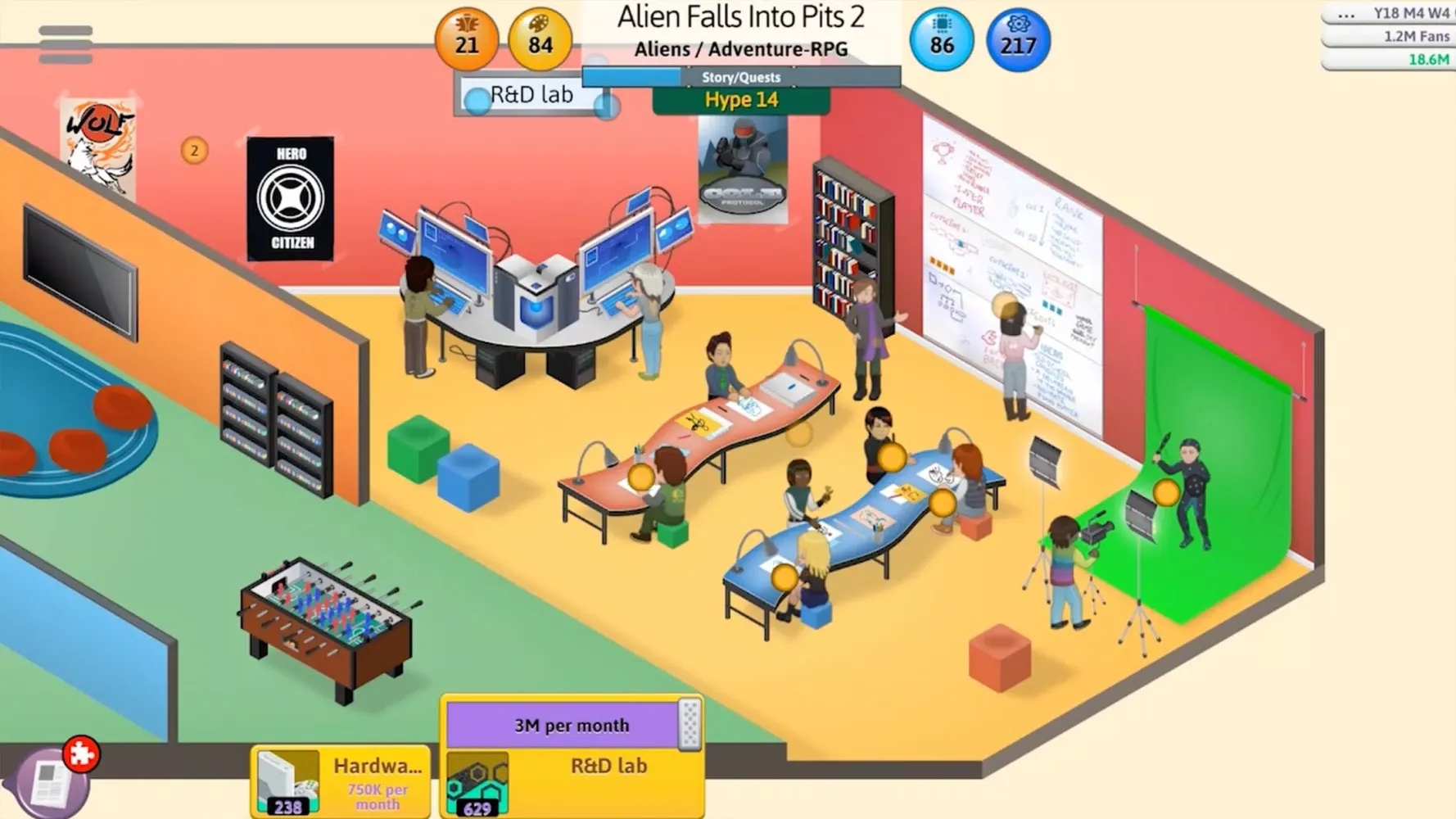 Скриншоты Game Dev Tycoon NETFLIX