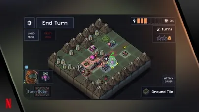 Capturas de tela do Into the Breach