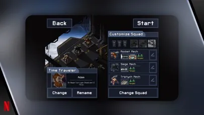 Capturas de tela do Into the Breach