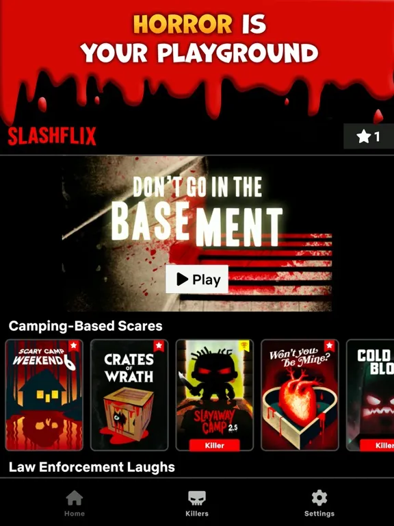 Slayaway Camp 2 Netflix & Kill iPad  Ekran Görüntüleri