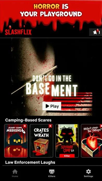 Slayaway Camp 2 Netflix & Kill Ekran Görüntüleri
