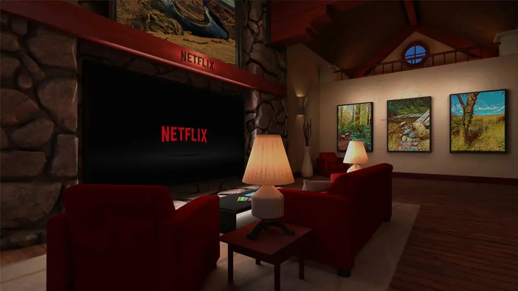 Netflix VR應用截圖