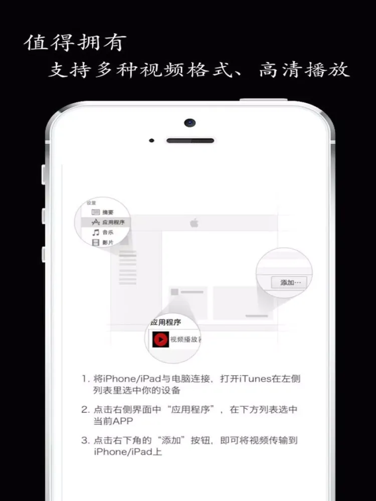 Capturas de tela do 私密视频播放器！ iPad 