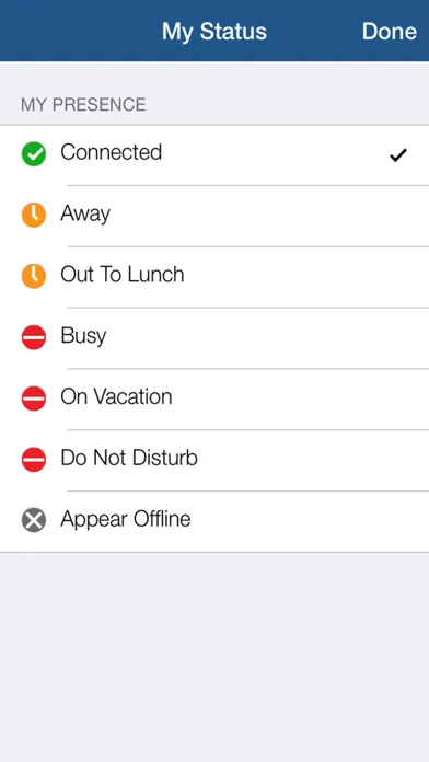 Ảnh chụp màn hình của Unified for iPhone