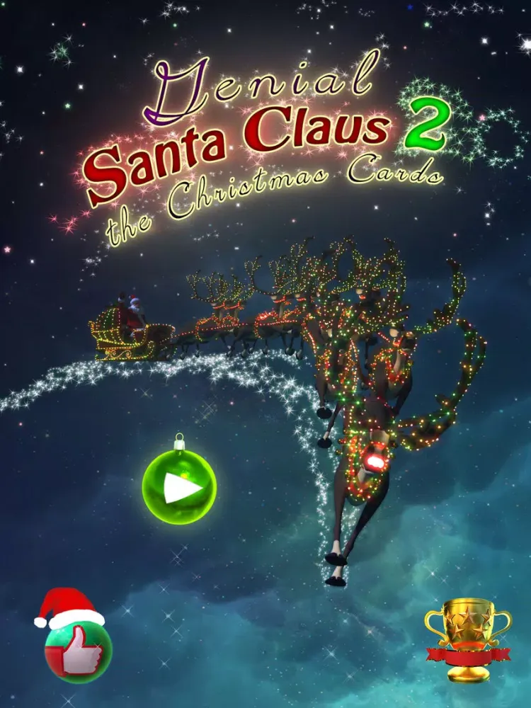 Genial Santa Claus 2 - the Christmas Cards iPad  Screenshots