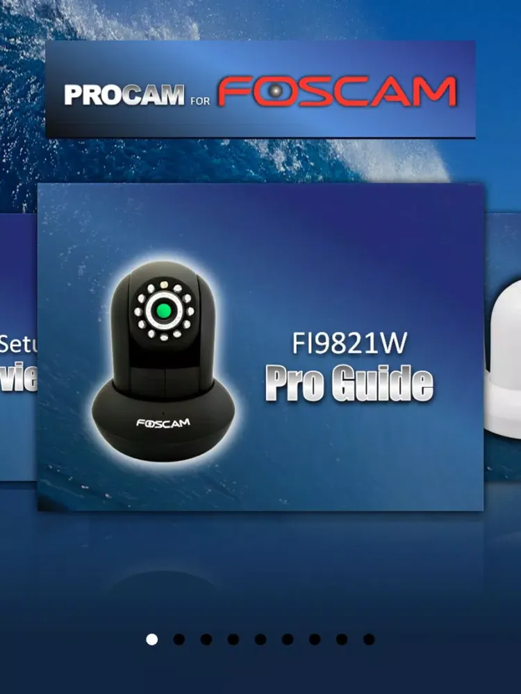 تصاویر Foscam Wireless Series of IP Cameras iPad 