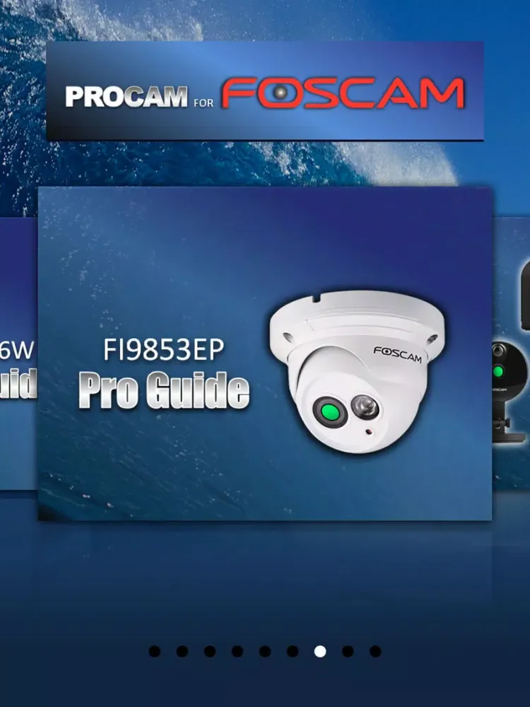 تصاویر Foscam Wireless Series of IP Cameras iPad 