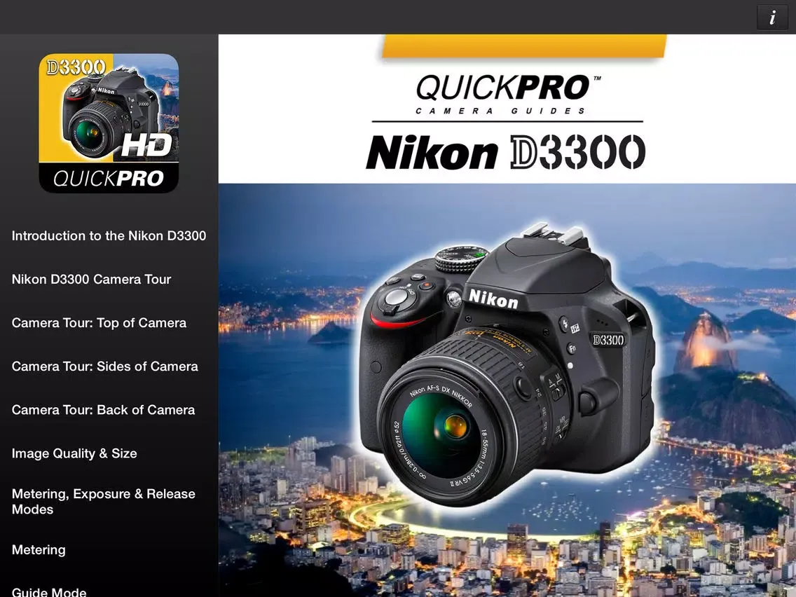 Nikon D3300 HD from QuickPro iPad  Screenshots