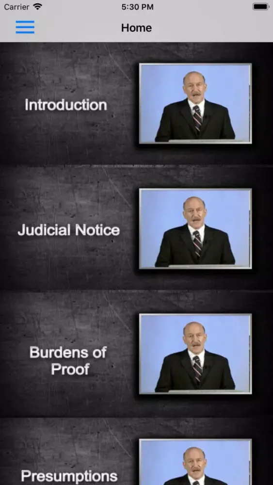 Evidence: Supreme Bar Review Screenshots