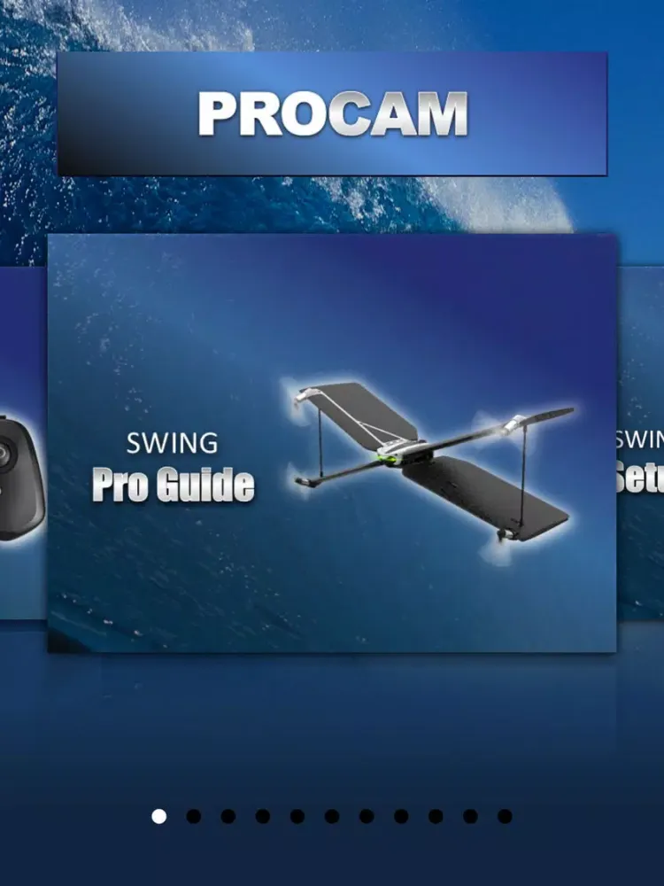 Procam for Parrot Disco & Swing iPad  Screenshots