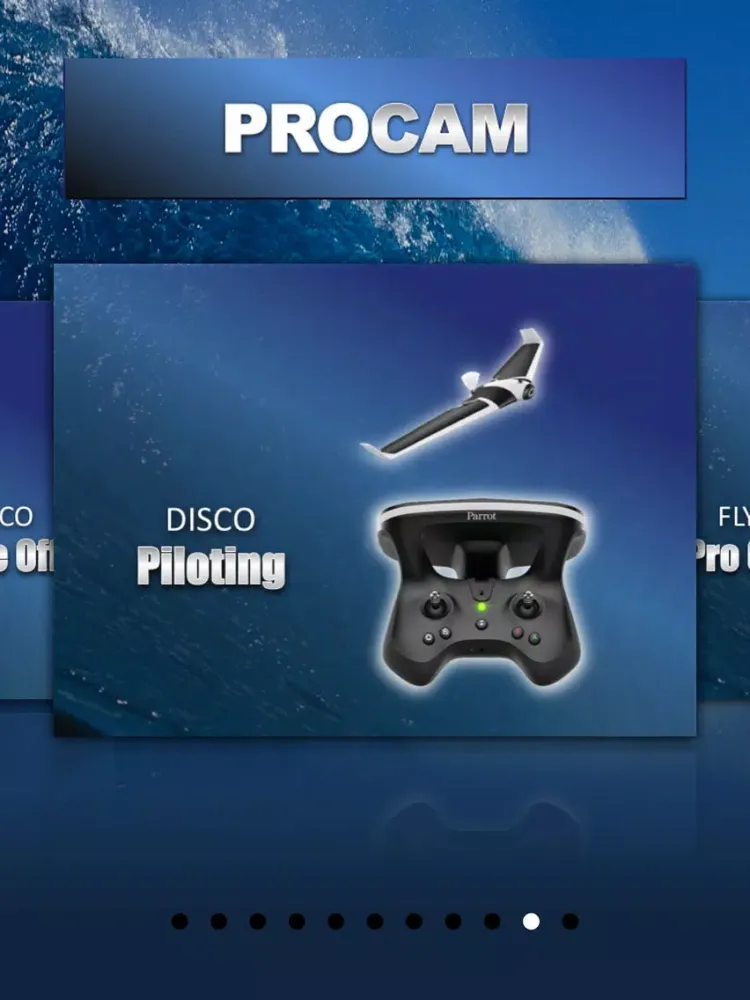Procam for Parrot Disco & Swing iPad  Screenshots