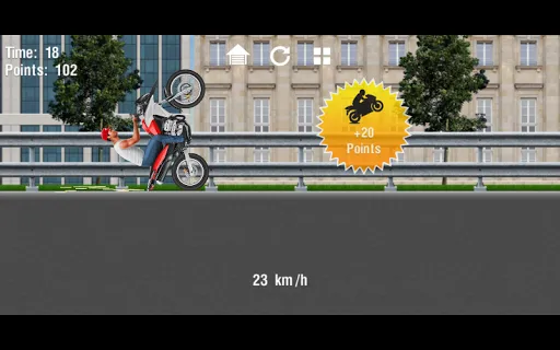 Screenshot di Moto Wheelie