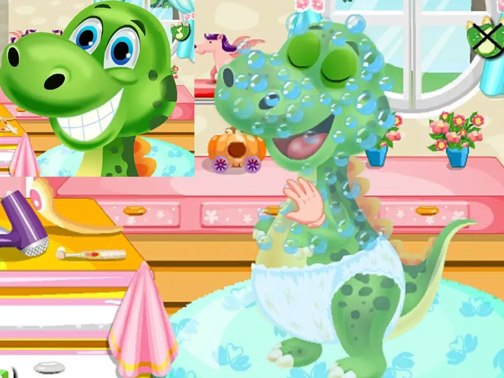 Ảnh chụp màn hình của Baby Dino Pet Spa Salon iPad 