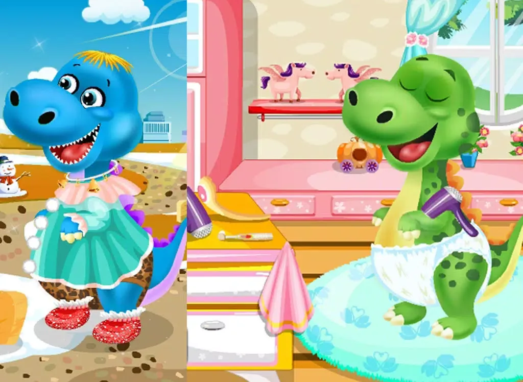 Ảnh chụp màn hình của Baby Dino Pet Spa Salon iPad 