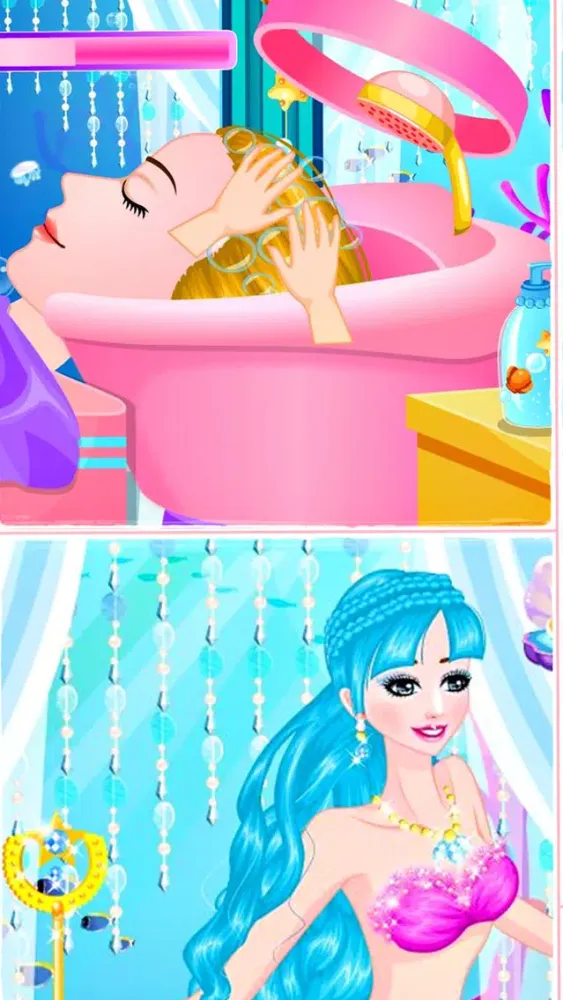 تصاویر Mermaid Princess Hair Salon