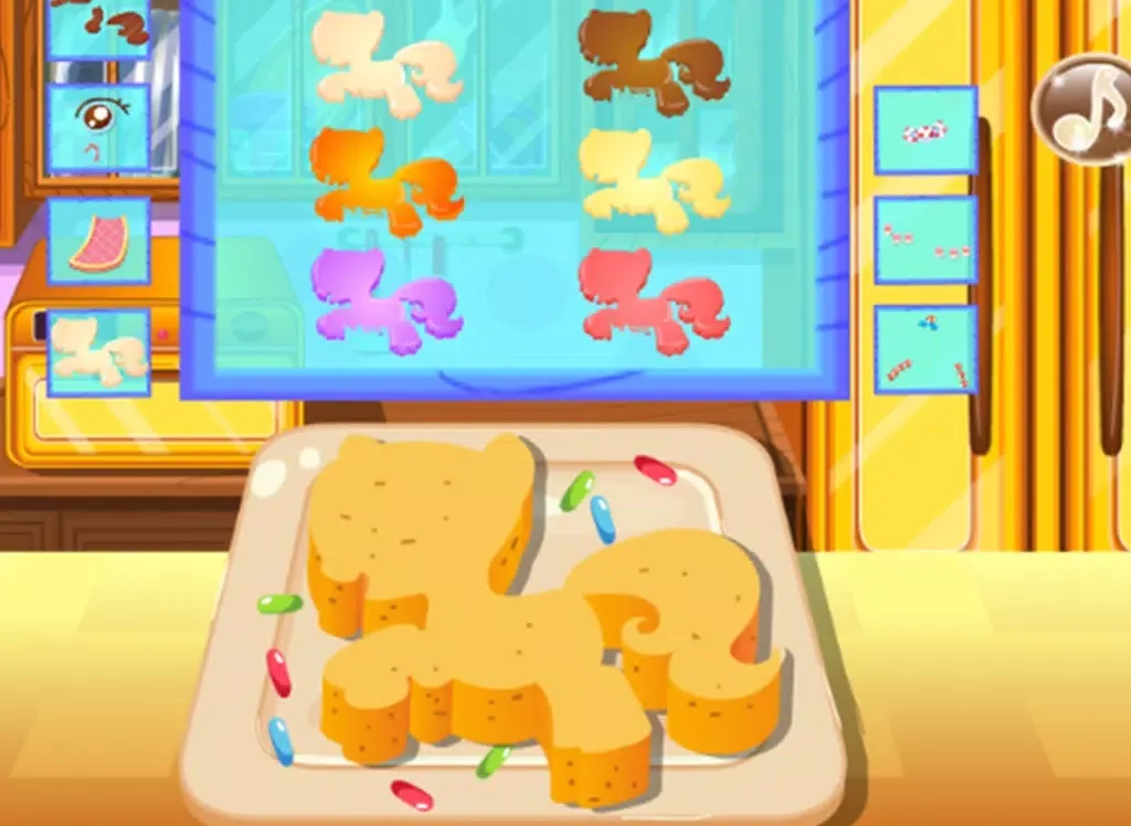 Capturas de tela do Pony Cake Maker iPad 