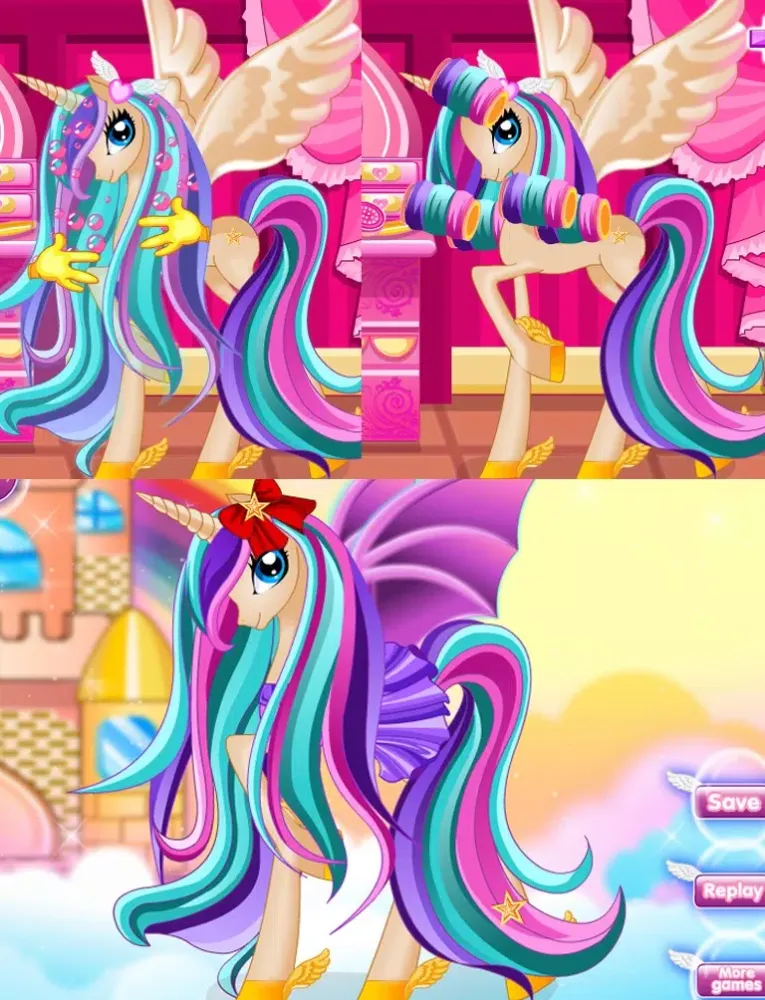 Pony Princess Hair Salon iPad  스크린샷