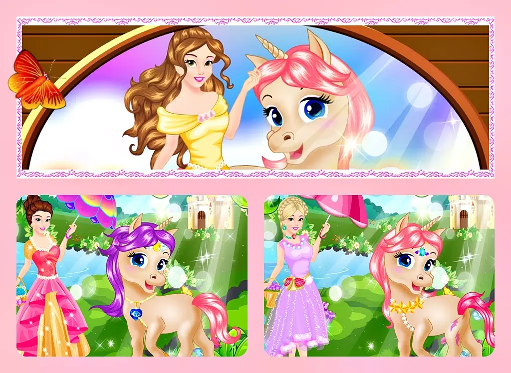 Princess and her Magic Unicorn iPad 应用截图