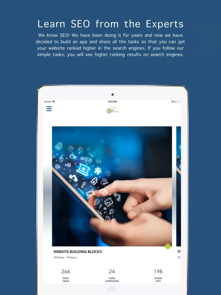 Скриншоты SEO Navigator iPad 