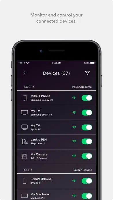 ภาพหน้าจอของ NETGEAR Nighthawk - WiFi App