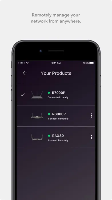 ภาพหน้าจอของ NETGEAR Nighthawk - WiFi App