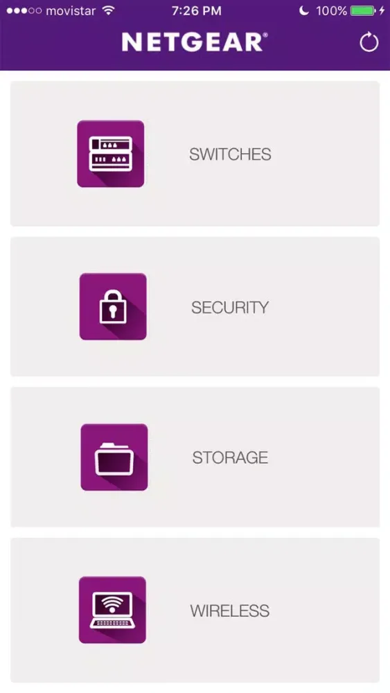 NETGEAR Product Selector スクリーンショット