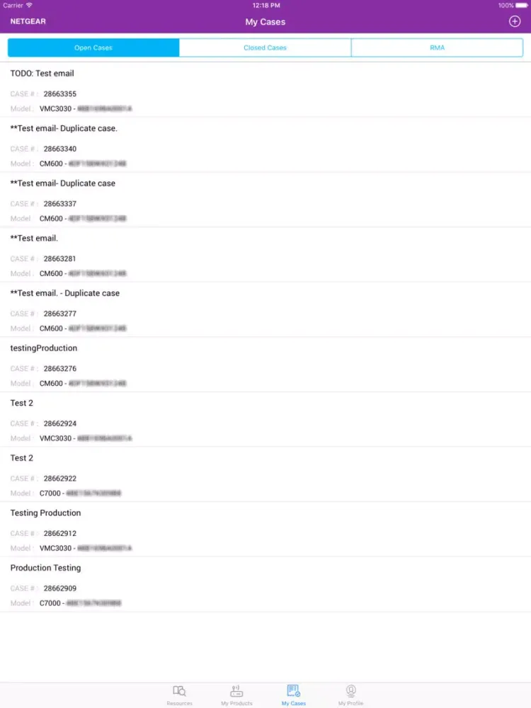 NETGEAR Support iPad  Ekran Görüntüleri