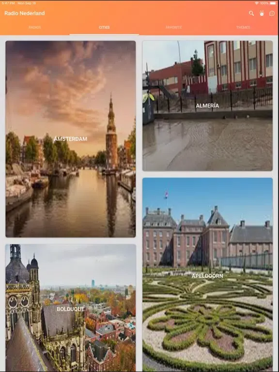 Netherlands Live FM Radio iPad 應用截圖
