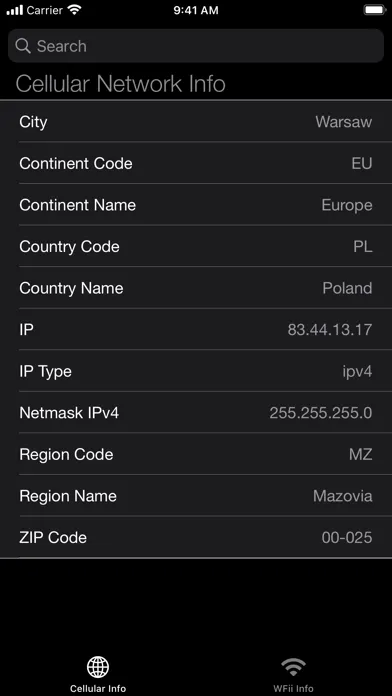 Скриншоты Network Info Scanner