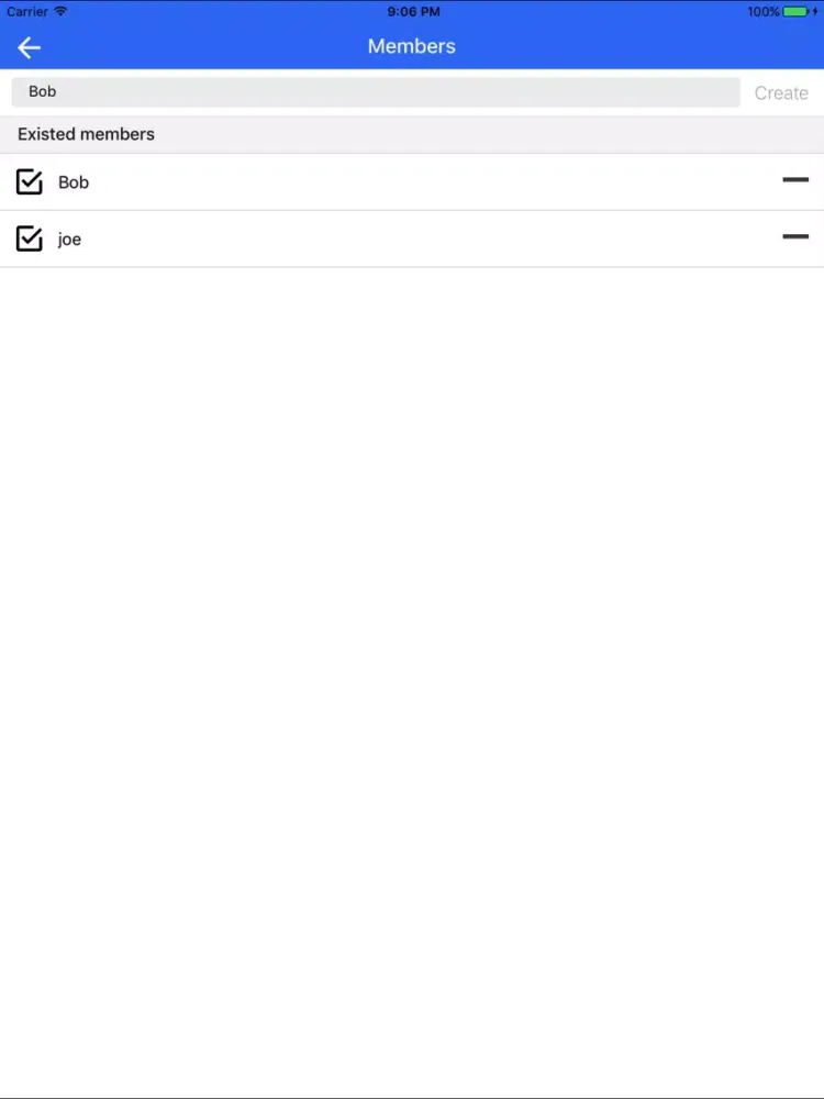 Budget Manager-personnel expense and cost tracker iPad 应用截图
