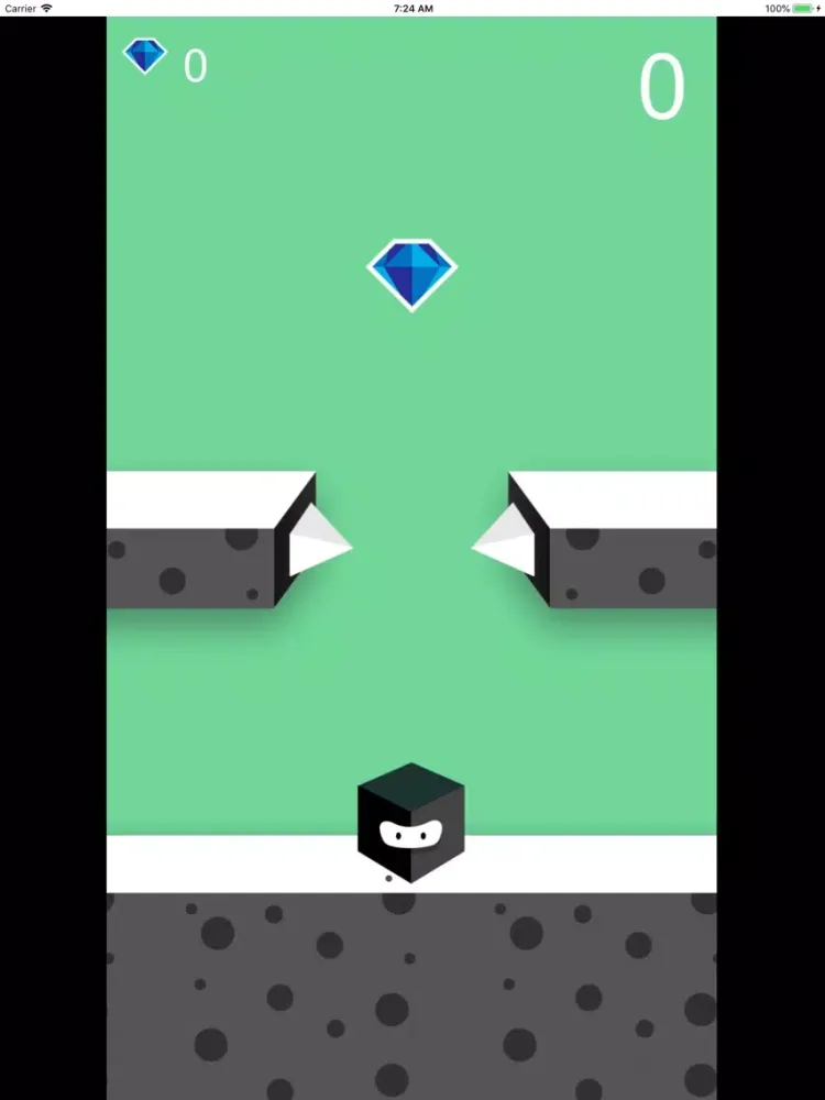 ภาพหน้าจอของ Cube Jump Box Hero iPad 