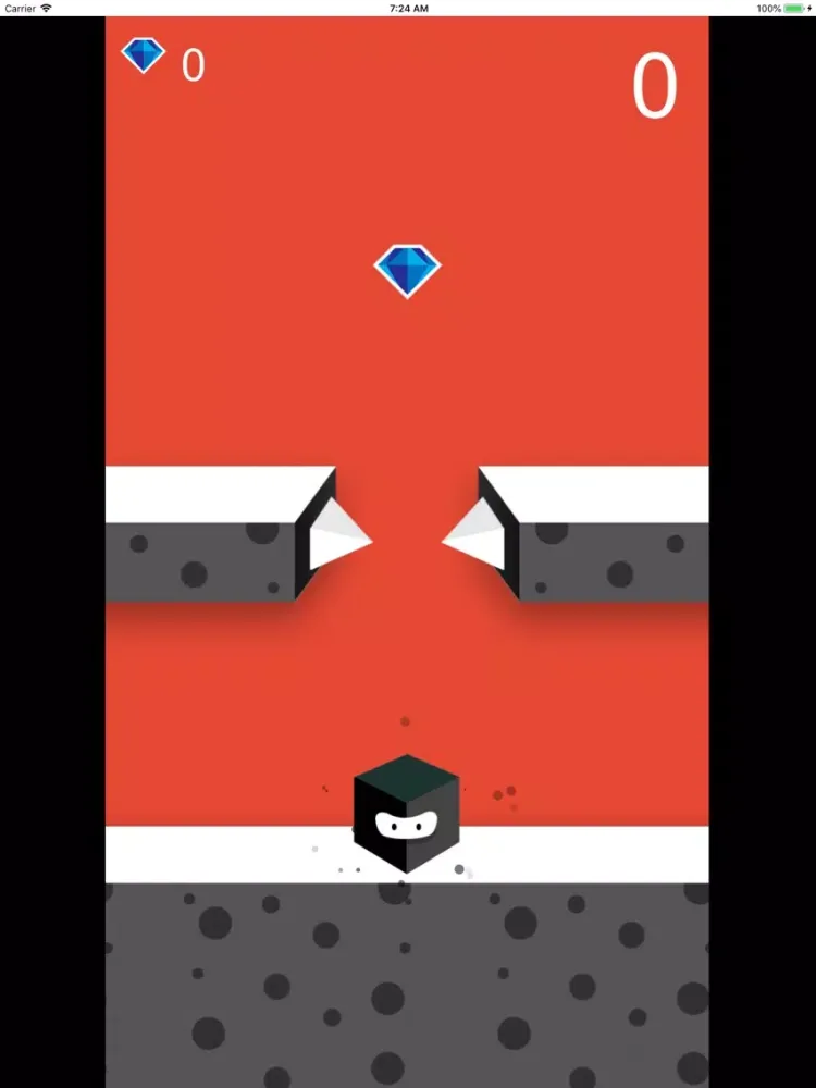 ภาพหน้าจอของ Cube Jump Box Hero iPad 