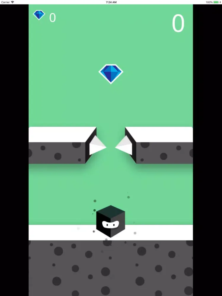 ภาพหน้าจอของ Cube Jump Box Hero iPad 