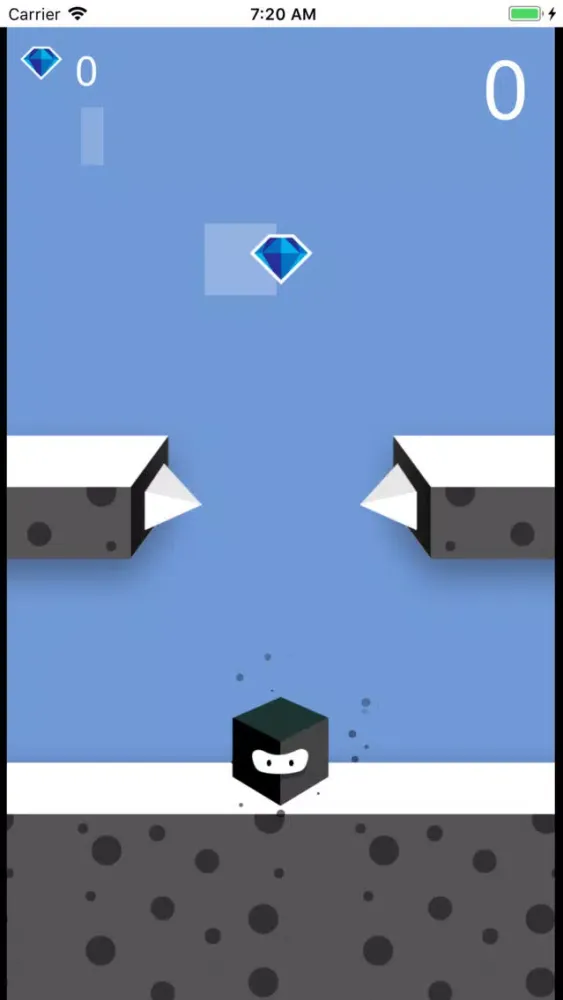 ภาพหน้าจอของ Cube Jump Box Hero