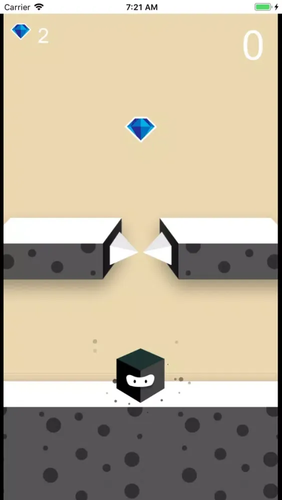 ภาพหน้าจอของ Cube Jump Box Hero