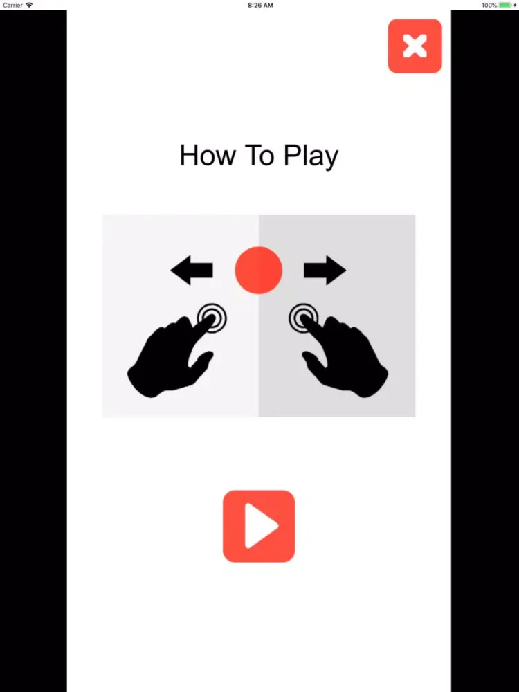 Tangkapan layar FALLING DOTS Arcade iPad 