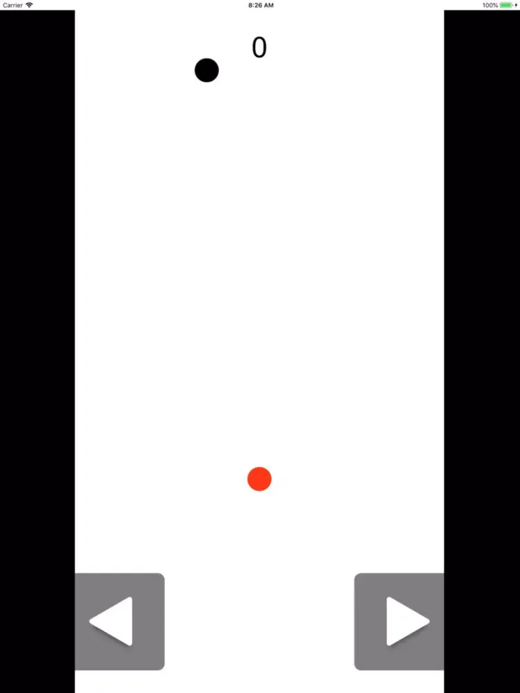 Tangkapan layar FALLING DOTS Arcade iPad 