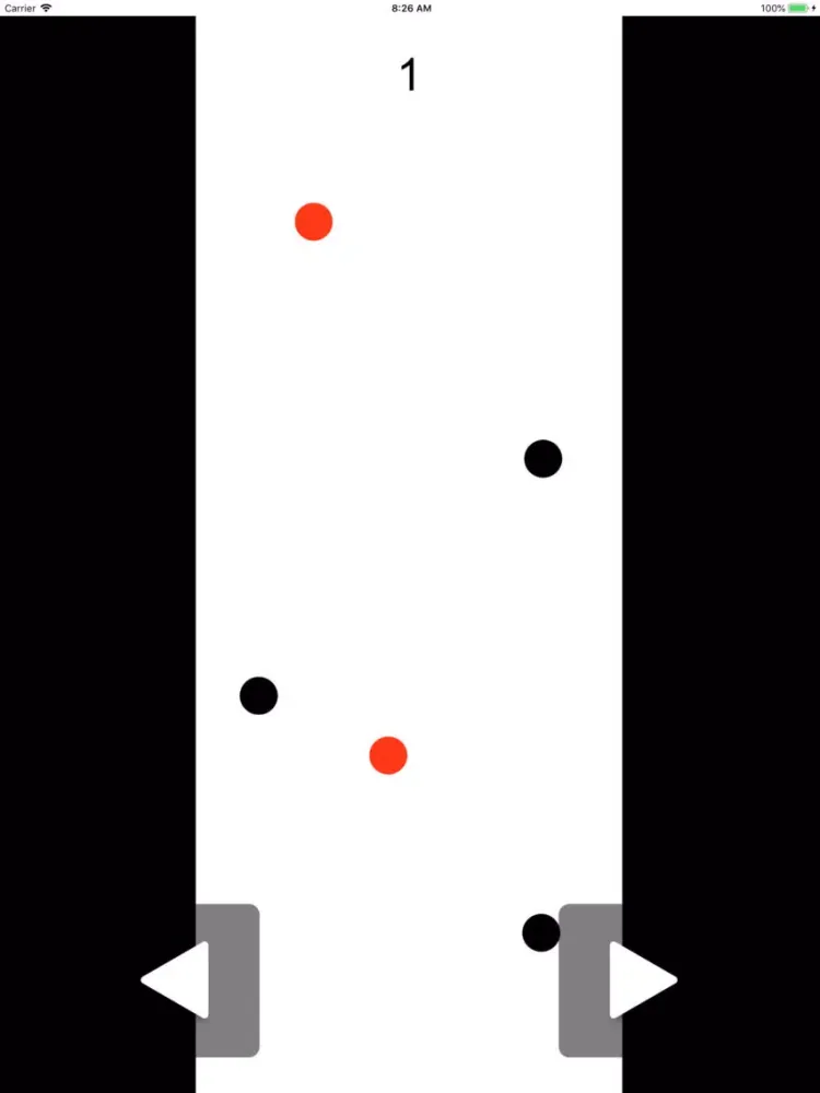Tangkapan layar FALLING DOTS Arcade iPad 