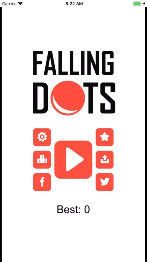 Tangkapan layar FALLING DOTS Arcade