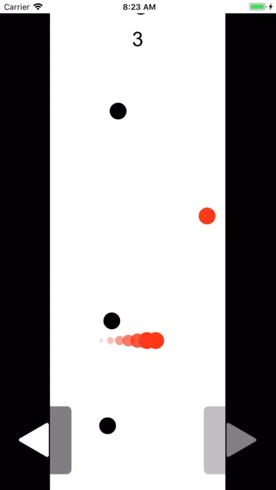 Tangkapan layar FALLING DOTS Arcade