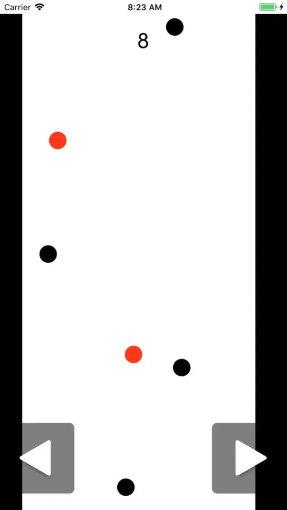 Tangkapan layar FALLING DOTS Arcade