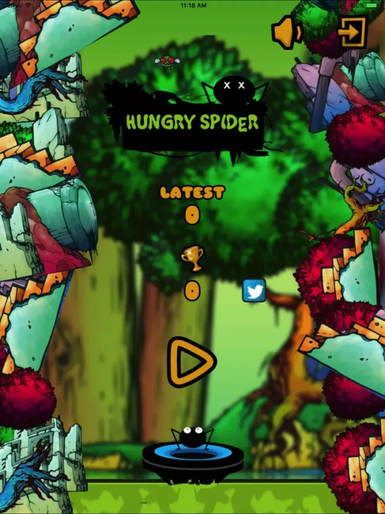 Ảnh chụp màn hình của Hungry Spider Pro iPad 