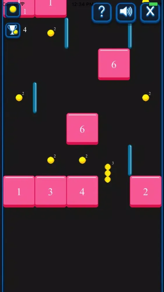snakes and blocks سکرین شاٹس
